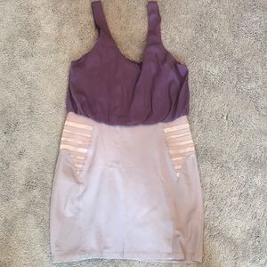 Alice and Olivia purple dress